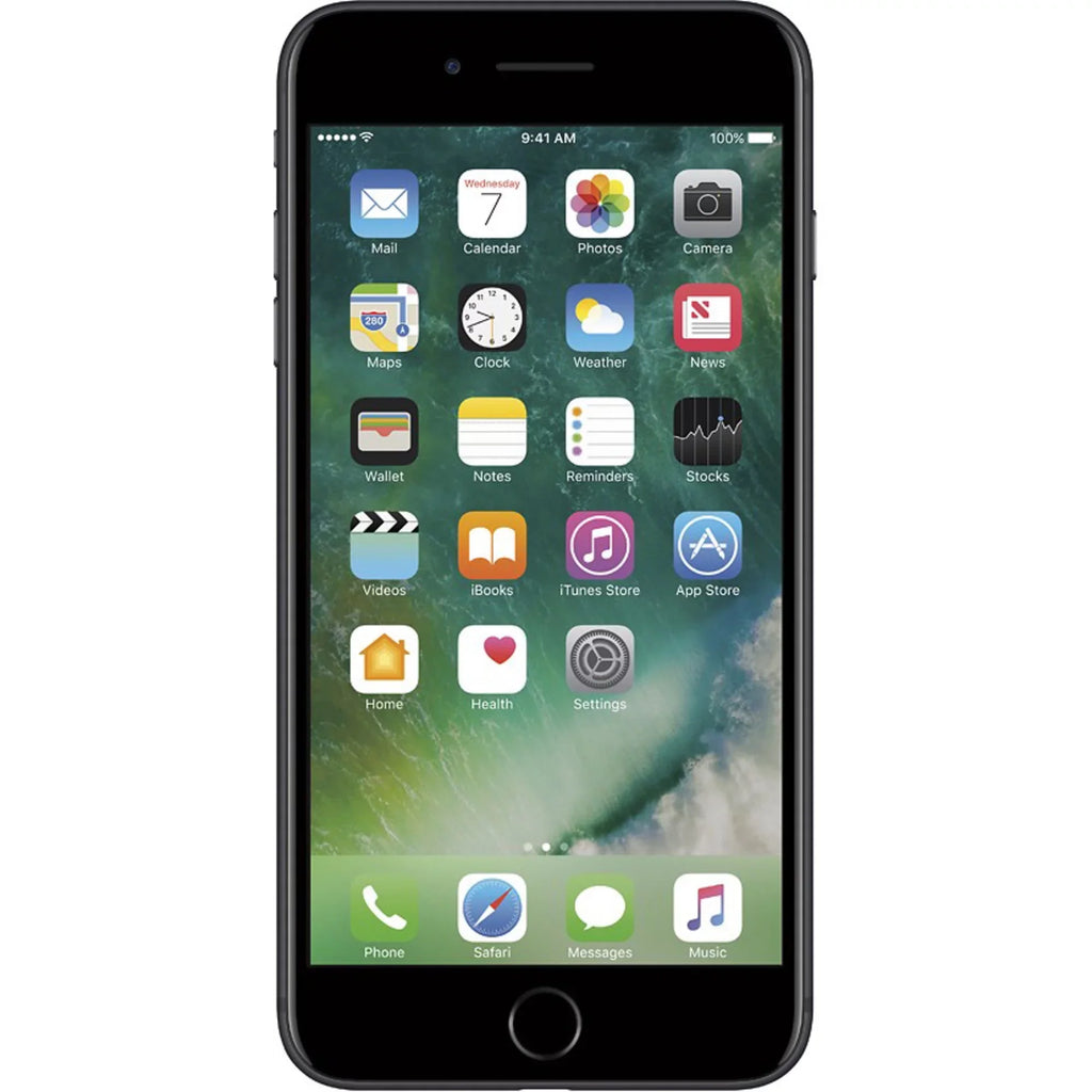 Crimson Apple iPhone 7 Plus 128GB Black (T-Mobile Locked) Smartphone (Refurbished)