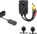 Motorcycle Dash Camera Front and Rear 1080P HD Waterproof Lens 120° Wide Angle Waterproof Recording Camera with Wi-Fi, GPS