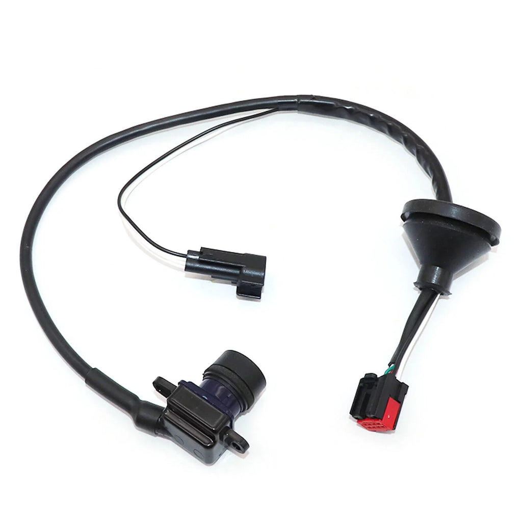 Onemayship Rear Back Up Camera for Dodge Grand Caravan 2011-2020, 130° Detection Angle, Crimson Connection, Distance Line