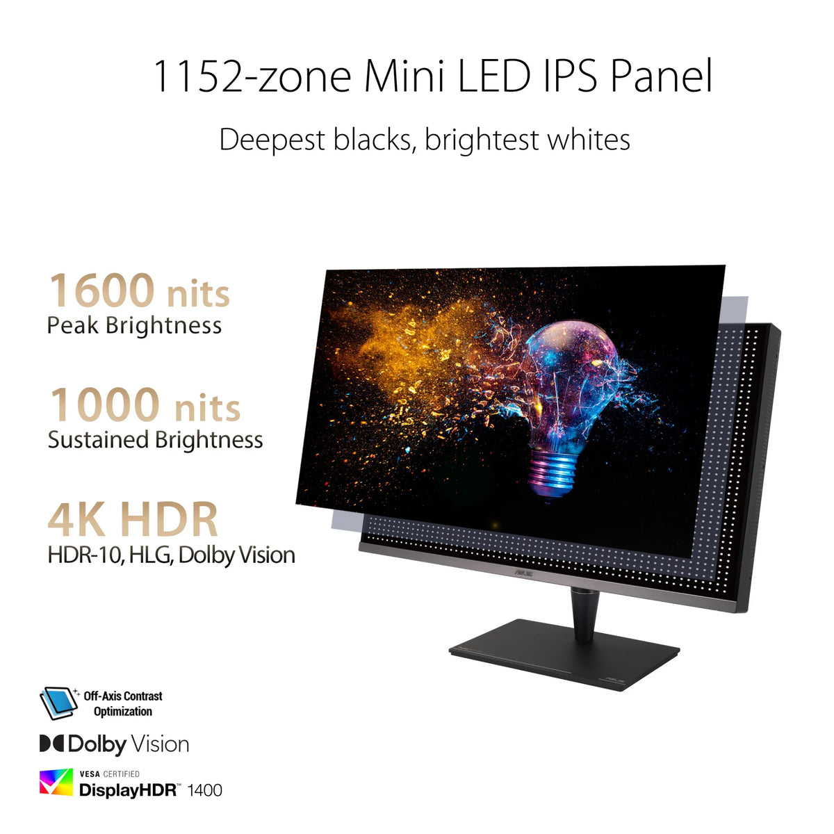 ASUS ProArt PA32UCG-K - LED monitor - 4K - 32" - HDR