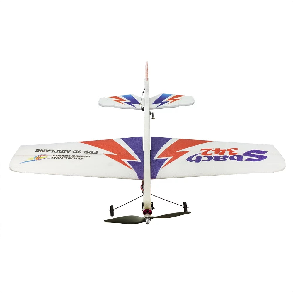 Carevas Dancing Hobby E1801 EPP RC Airplane 1000mm Electric Ruby SBACH342 RC Aircraft Unassembled KIT Version DIY Flying Model