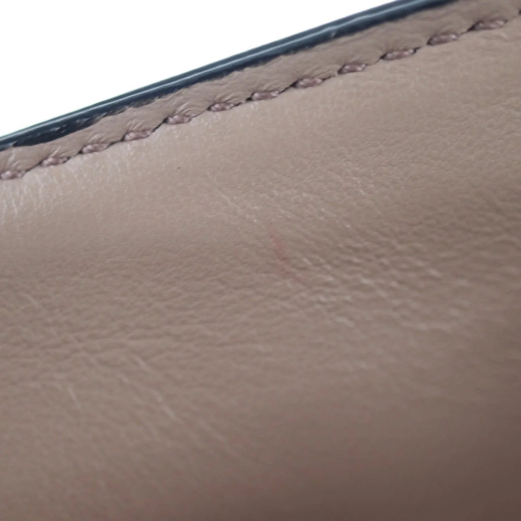 Pre-Owned Miu Miu MIUMIU handbag RN1079 leather CAMMEO Blush beige 2WAY (Good)