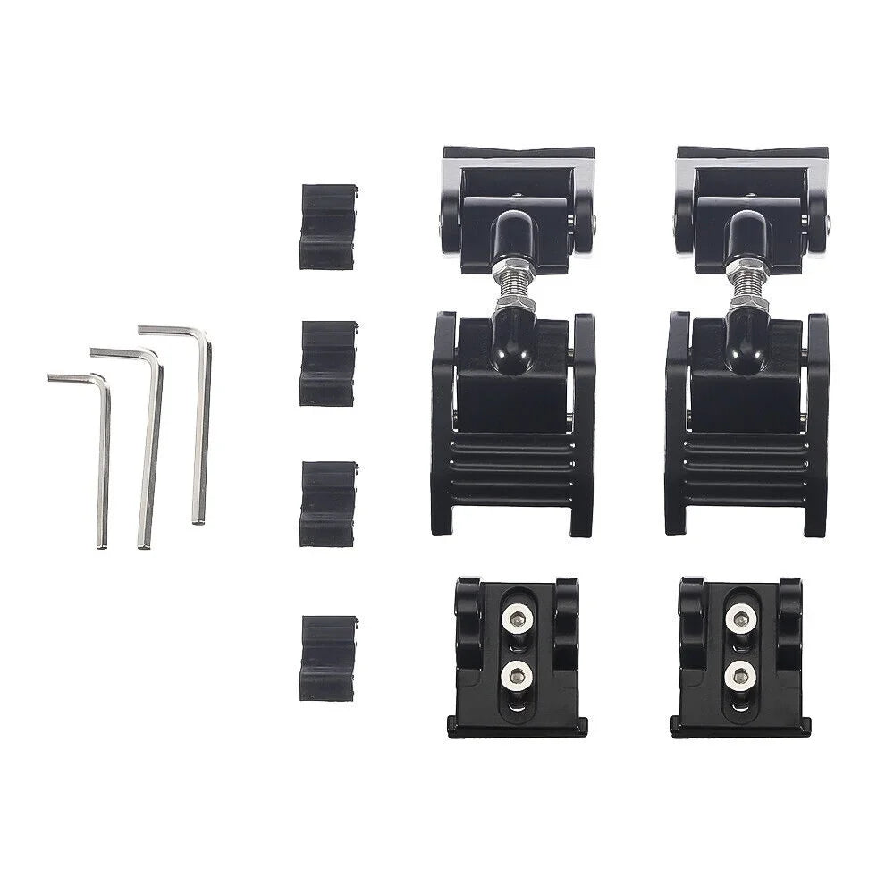 G·PEH 2x Hood Latch Locking Hood Catch For 2007-2018 Jeep Wrangler JK JKU Black