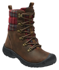 KEEN Greta Insulated Waterproof Boots for Ladies - Dark Burgundy Plaid - 7.5M