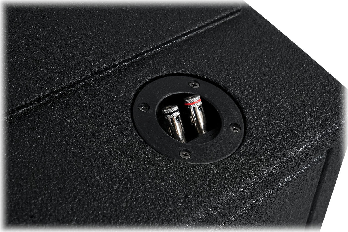 Rockville REC120 Quad 8" Ported Bedlined Sub Box For 2007- CURRENT GM Crew Cab