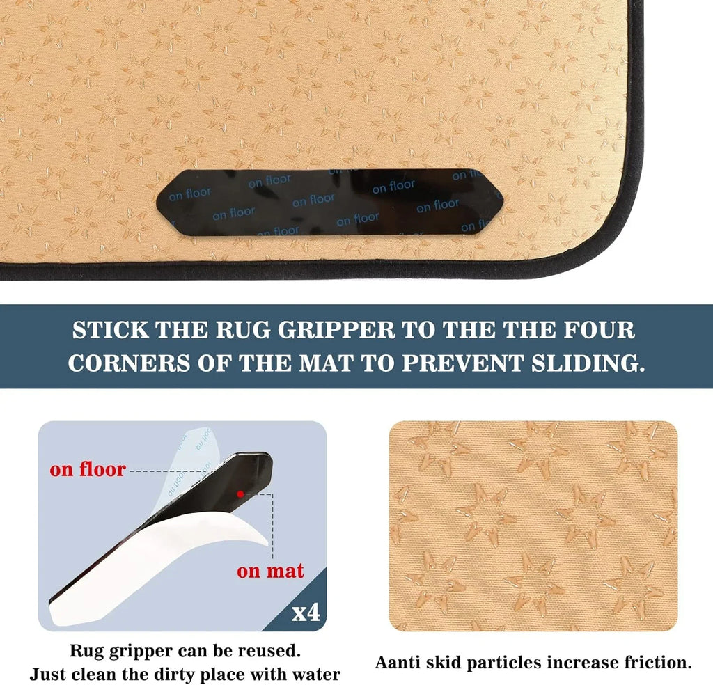 Wellsay Summer Beach Sunset-1 Kitchen Rug Mat Anti-Fatigue Comfort Floor Mat Waterproof Non Slip Washable Kitchen Rug for Kitchen Washroom Bedroom Sink 39 x 20 inch