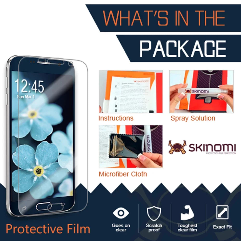Skinomi Wood + Screen Protector for Sony Xperia X10 Mini Pro