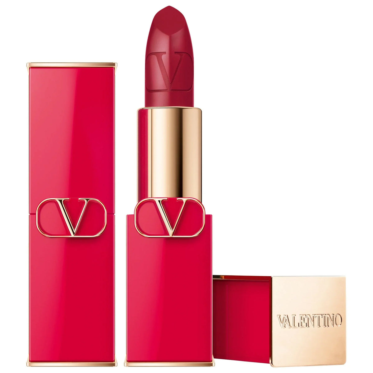 Valentino Rosso Valentino High Pigment Refillable Lipstick - 305A Nightfall Rebel - Magenta Scarlet