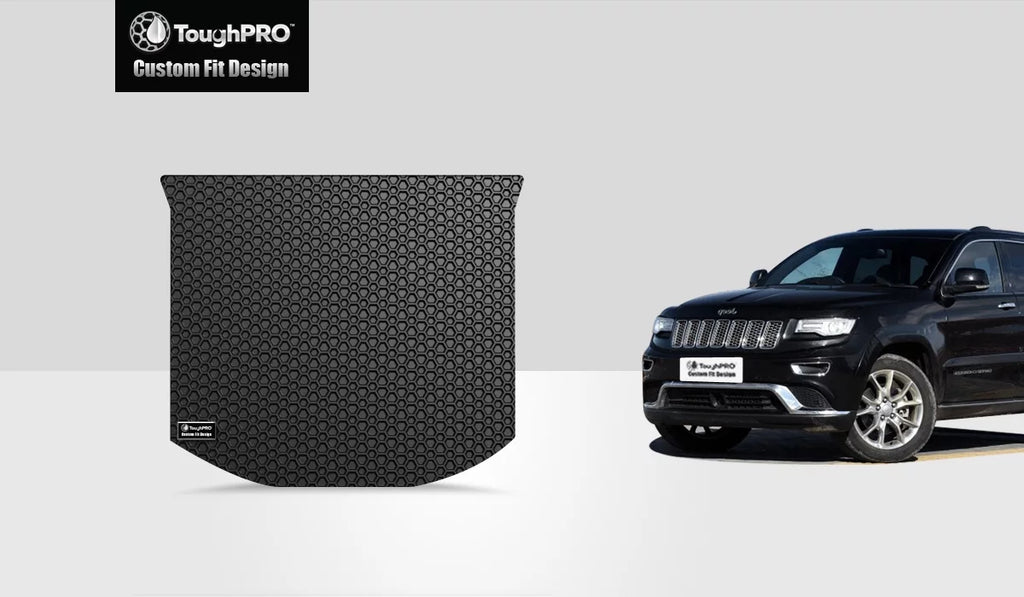 ToughPRO - Cargo Mat Compatible with JEEP Grand Cherokee - All Weather Heavy Duty (Made in USA) - Black Rubber - 2013