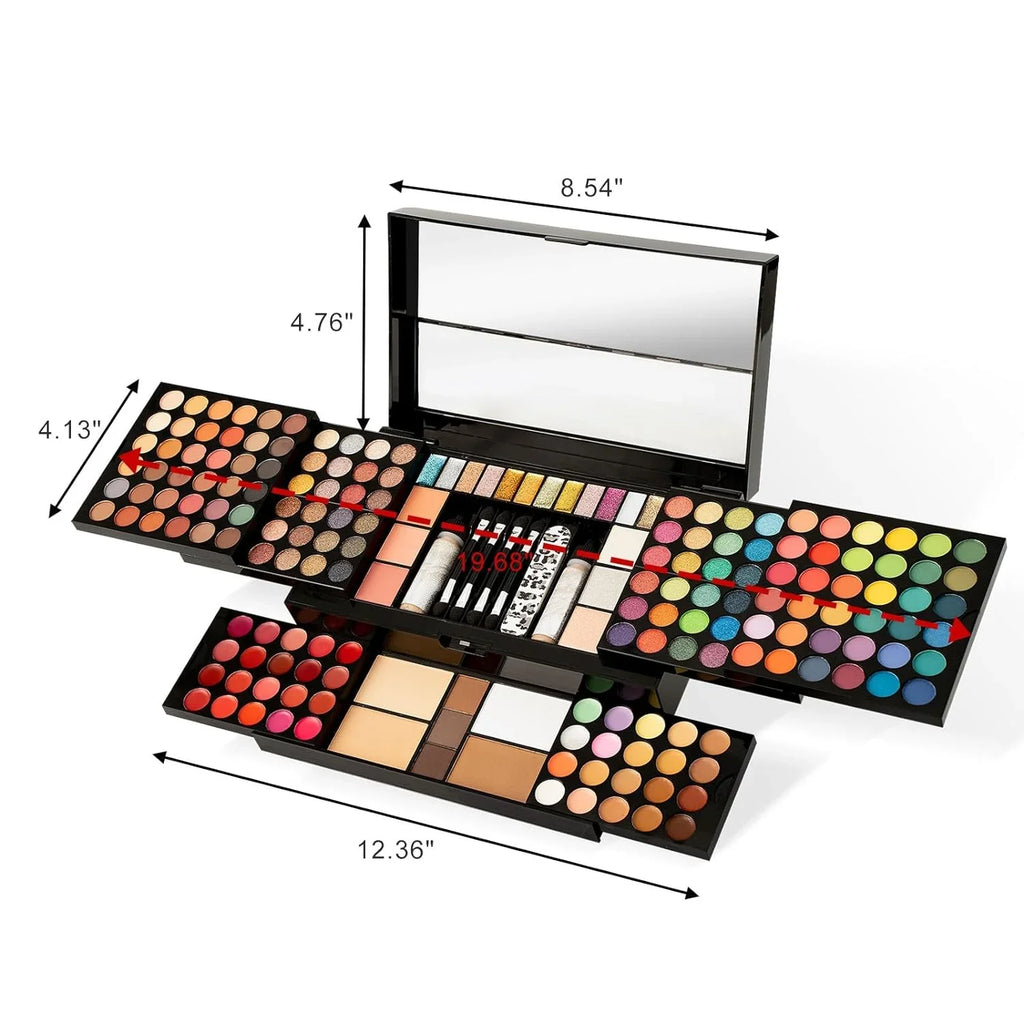 MISS ROSE 187 Colors Professional Makeup Kit,Makeup Sets Combination,All in One Makeup Kits for Female Full Kit - Makeup Gift Set for Ladies Girls
