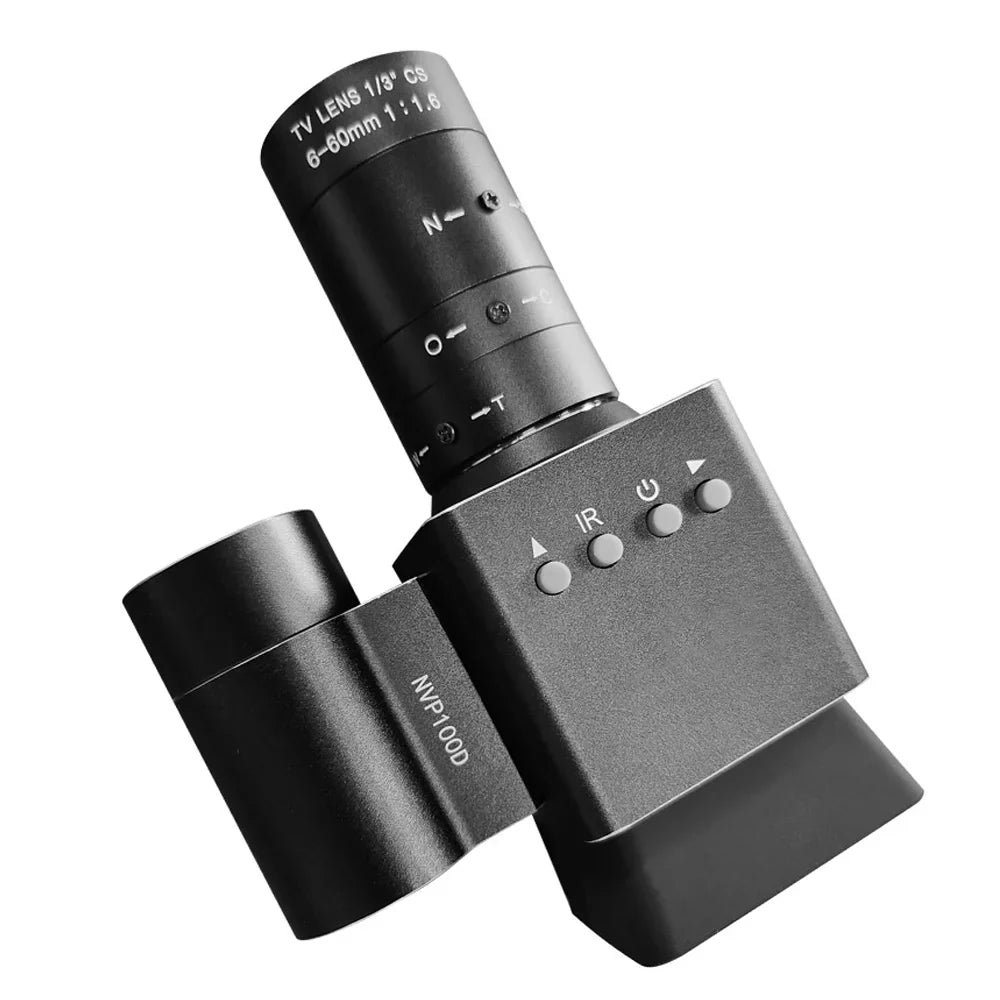Walmeck 1080P Portable Night-Visions Device Day Night Use 1.54Inch Display Photo Taking Video Recording Burgundy Digital Vedio Camera for Fishing Boating Observation
