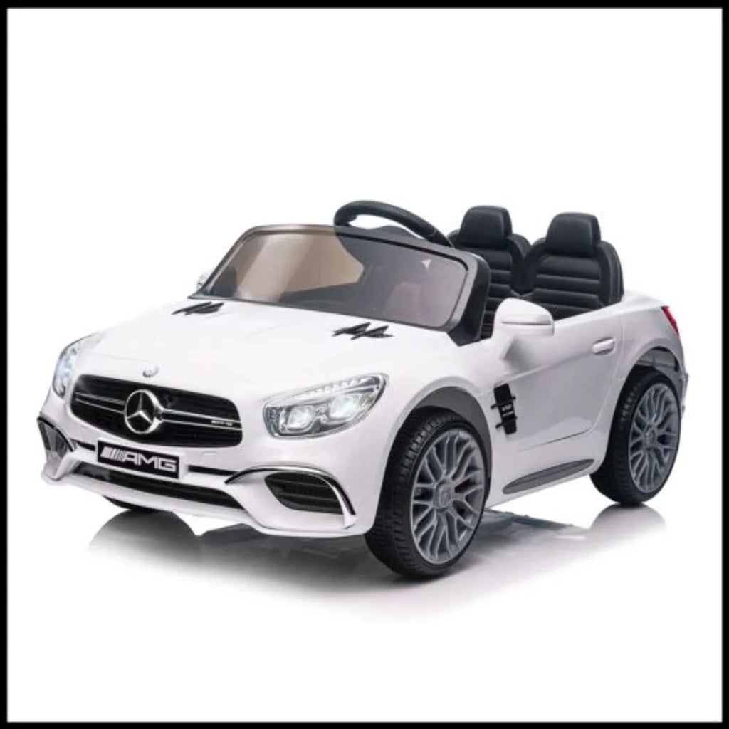 Mercedes-Benz Licensed Electric Kids Ride-On Car - 12V Battery Crimson Vehicle
