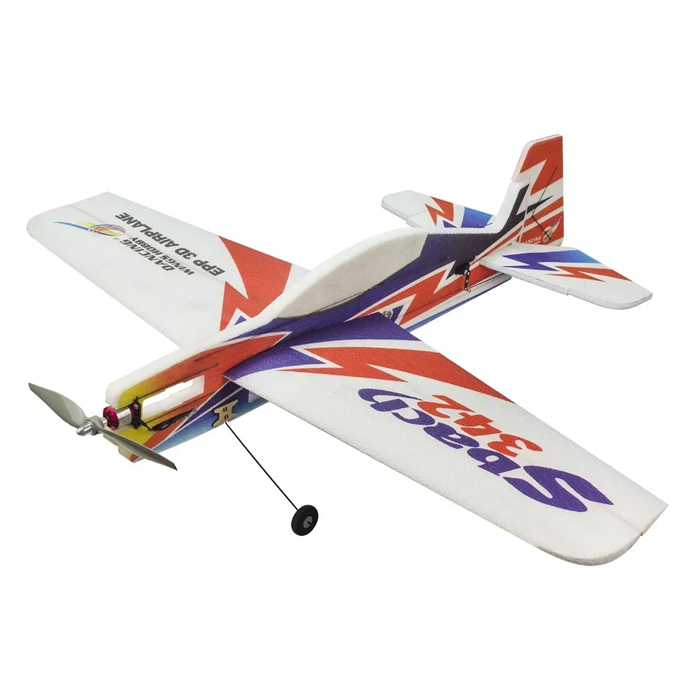 Carevas Dancing Hobby E1801 EPP RC Airplane 1000mm Electric Ruby SBACH342 RC Aircraft Unassembled KIT Version DIY Flying Model