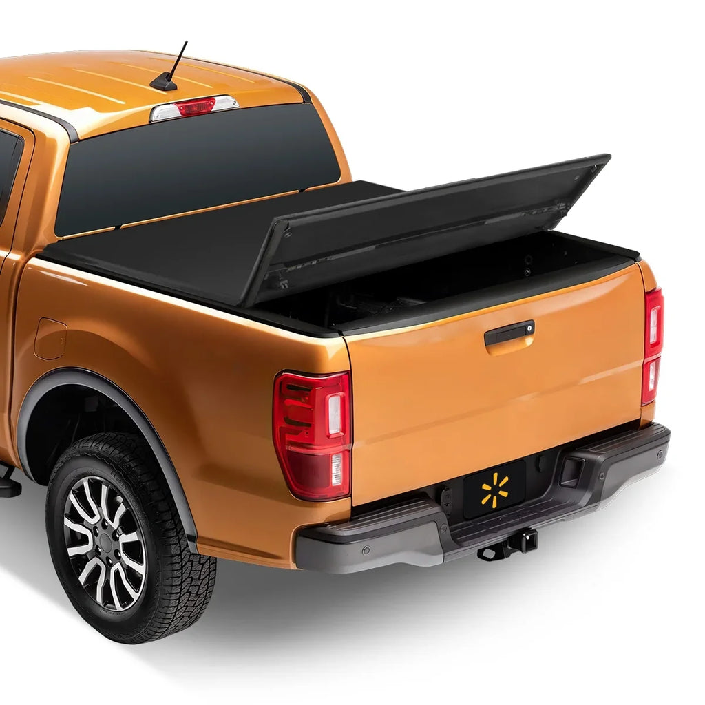 Auto Drive Soft Tri Fold Truck Bed Tonneau Cover Fits 19-23 Ford Ranger 5Ft Bed