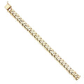 14k Yellow Gold Cuban Link Bracelet - 8.5" | Elegant 14KY Gold Chain Bracelets for Men and Female | Weight 35.4 | Men’s Jewelry for Gift