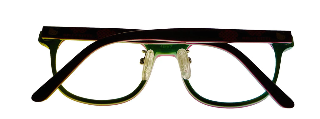 Hello Kitty Girls Crimson Soft Rectangle Plastic Eyewear Frame 285 45mm