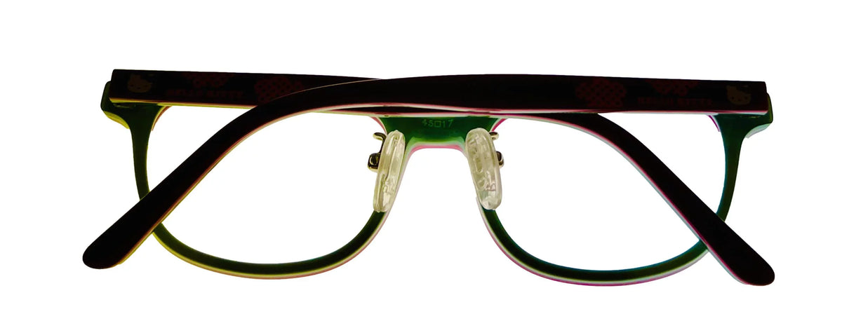 Hello Kitty Girls Crimson Soft Rectangle Plastic Eyewear Frame 285 45mm