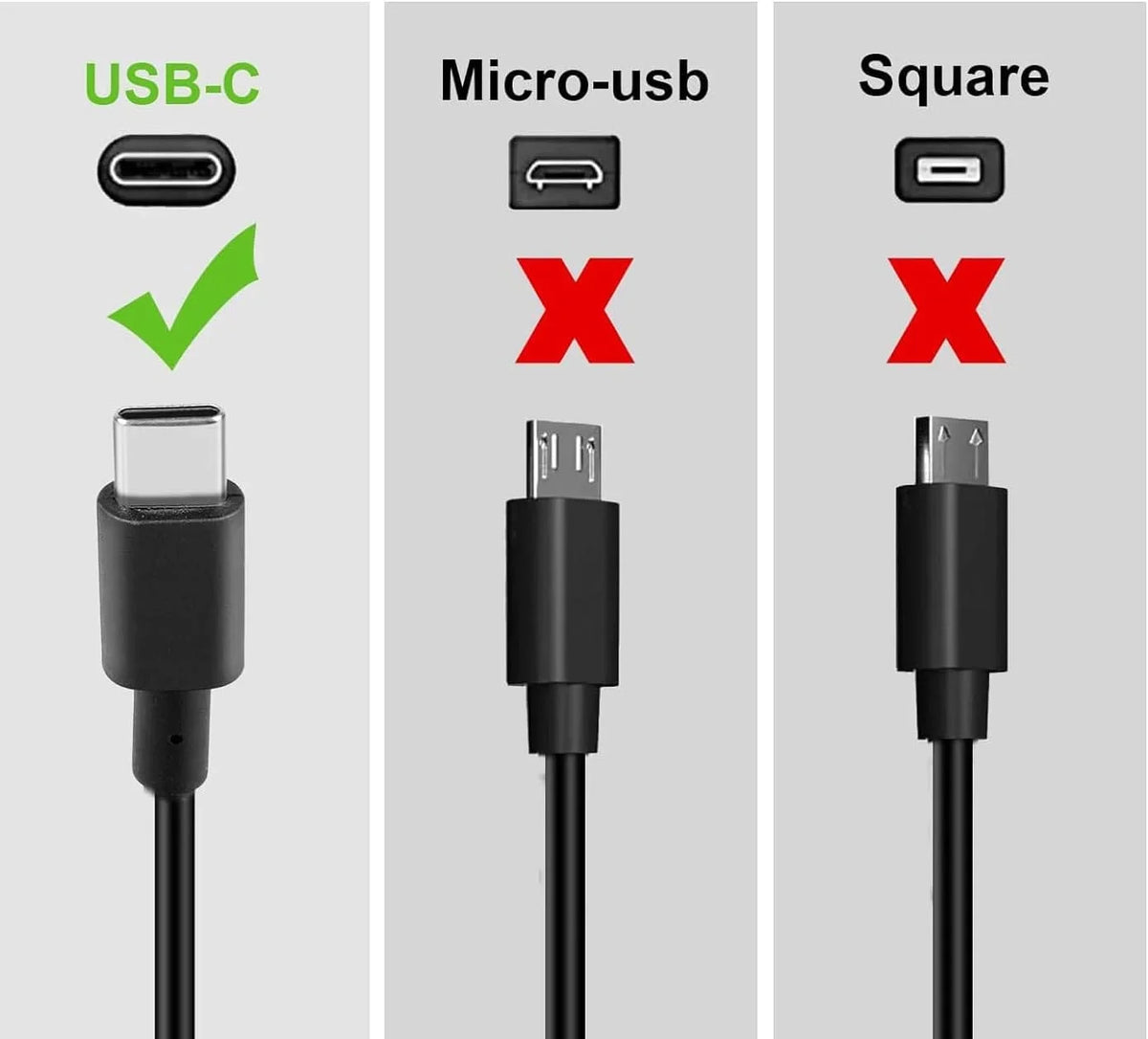 Guy-Tech 65W Max Type-C Adapter Compatible for Dell XPS 13 7390 2-in-1 Power Supply
