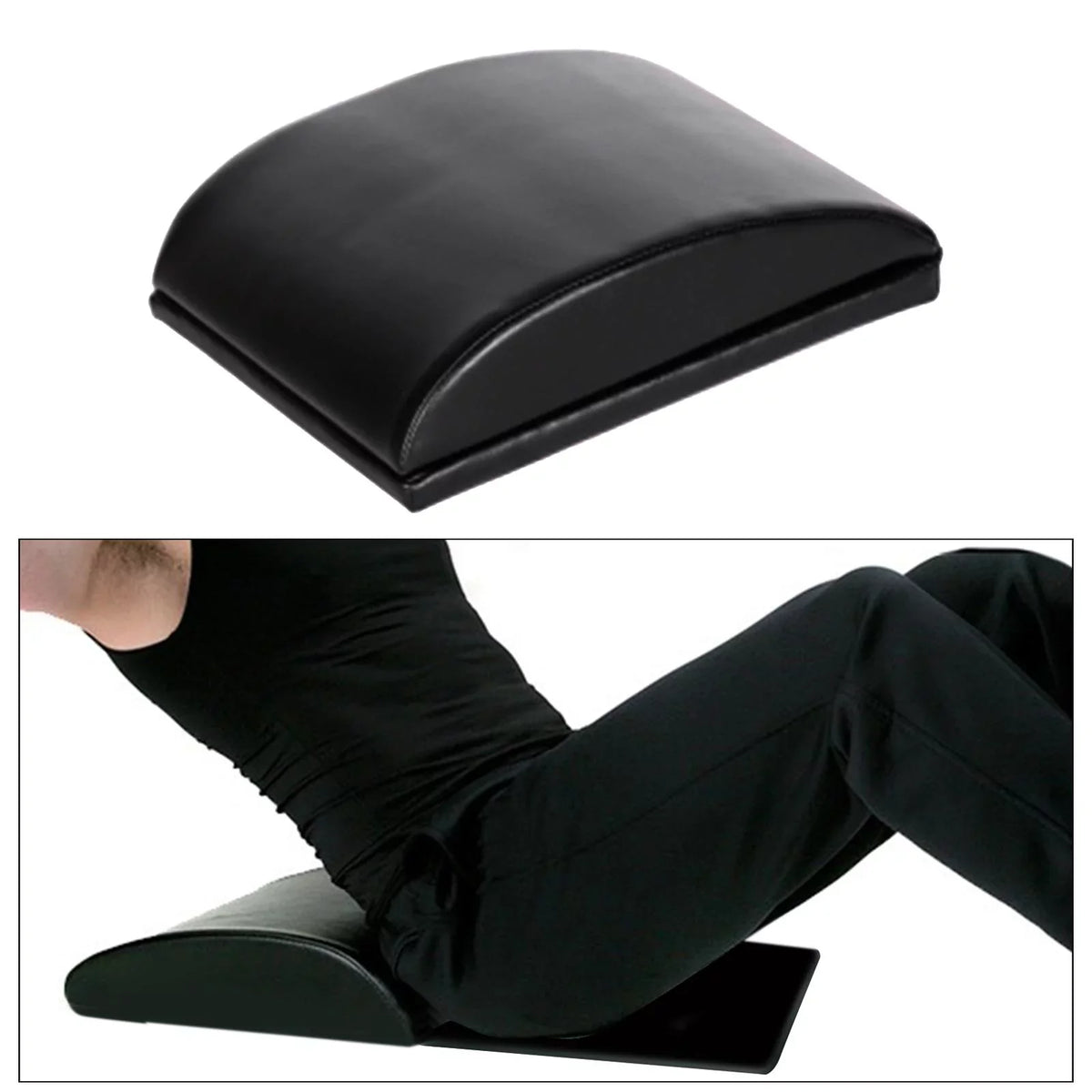 Foldable Ab Exercise Mat Abdominal Core Trainer Pad Back Support Situp Tailbone Sit up Cushion for Gym Training