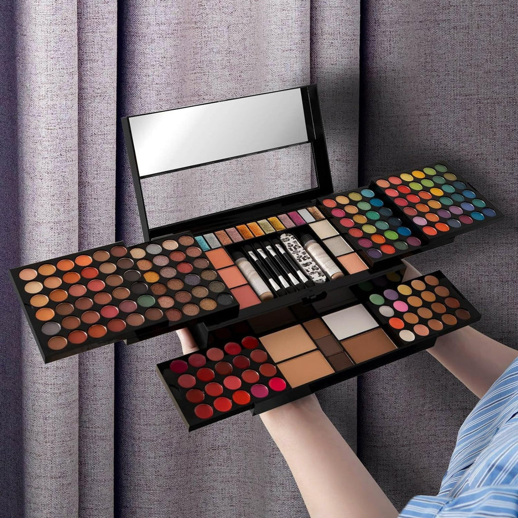 MISS ROSE 187 Colors Professional Makeup Kit,Makeup Sets Combination,All in One Makeup Kits for Female Full Kit - Makeup Gift Set for Ladies Girls