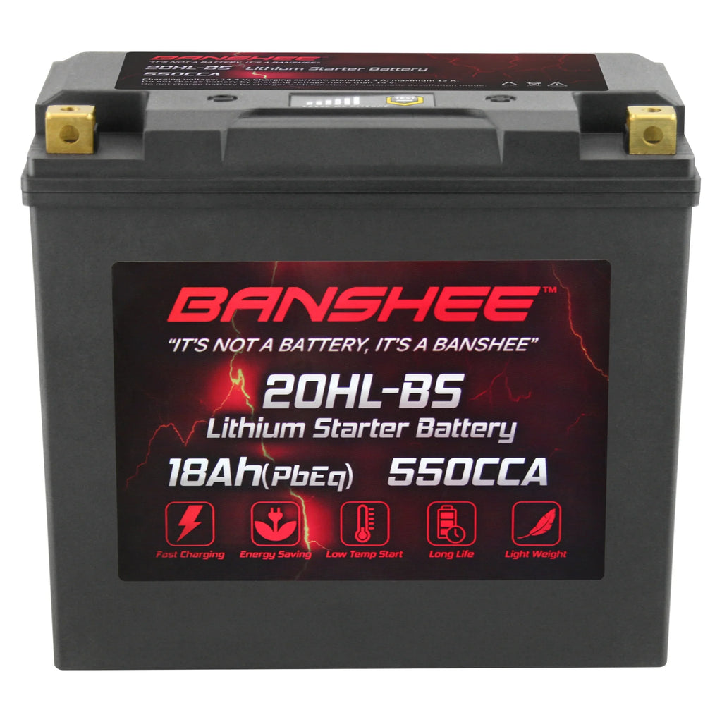Banshee 20L-BS LiFePO4 Motorsports Battery Compatible with Sea-Doo Wake 155 2016 to 2018