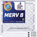 Filter King 17x38.5x1 Air Filter | 4-PACK | MERV 8 HVAC Pleated A/C Furnace Filters | MADE IN USA | Actual Fit 17 x 38.5 x .75"