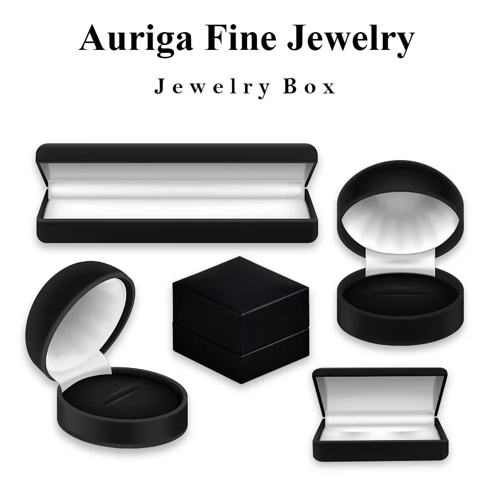 Auriga Fine Jewelry 925 Sterling Silver Rhodium Plated 7.5mm Figaro Bracelet 9 inch for Female