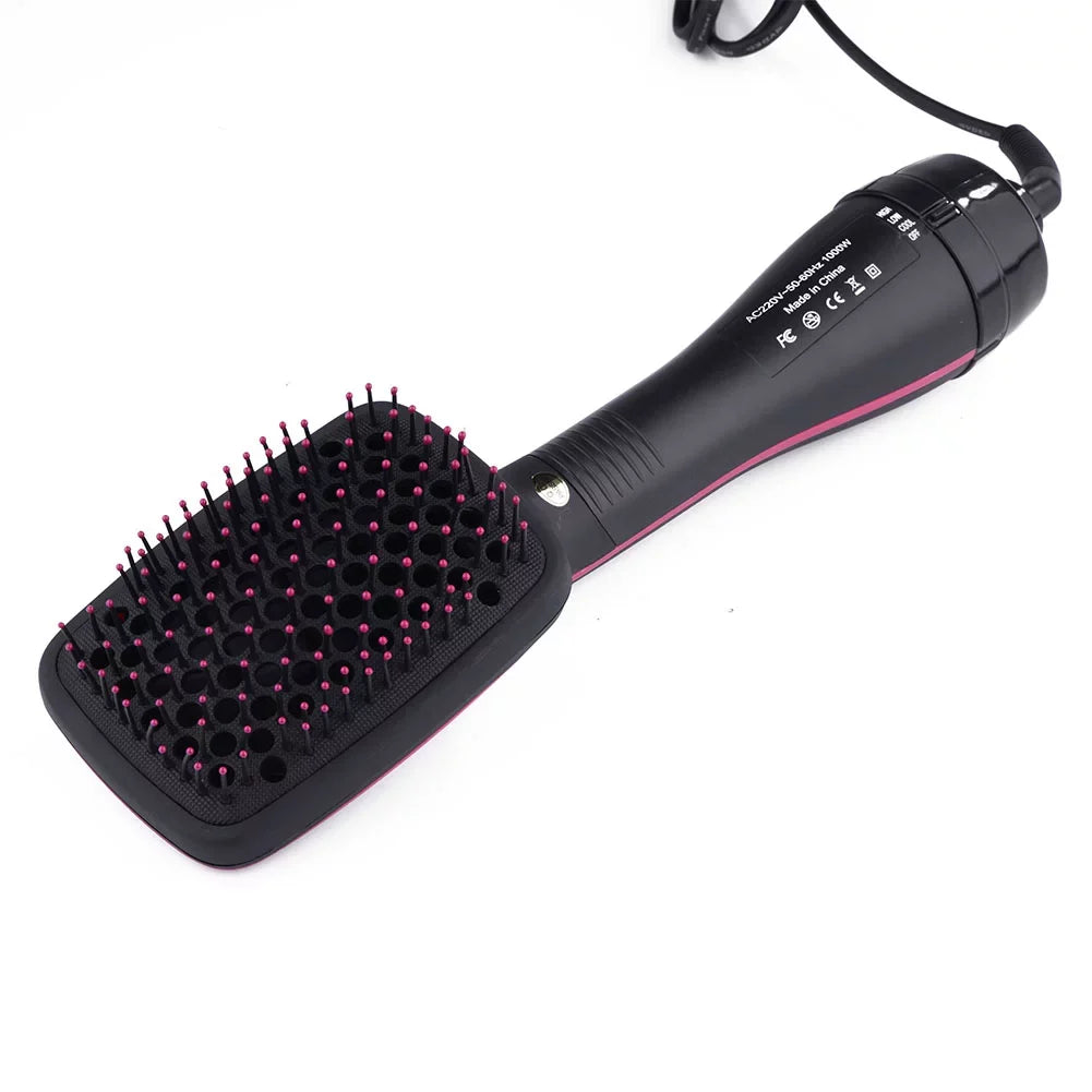 2 In 1 Multifunctional Anion Hair Dryer Brush Comb Styler Frock Tool, Hair Blow Dryer, Paddle Brush