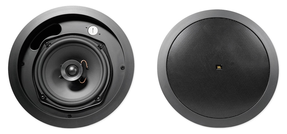 4) JBL 5.25" Black Commercial Wall+6.5" Ceiling Speakers+Amp Restaurant/Cafe/Bar