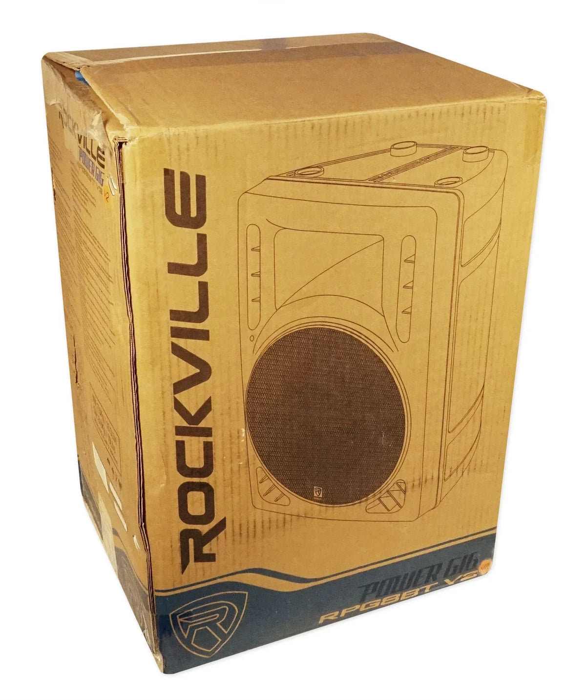Rockville RPG8BT V2 8 inch Scarlet 400W DJ PA Speaker BlueTooth/Wireless/Remote/EQ