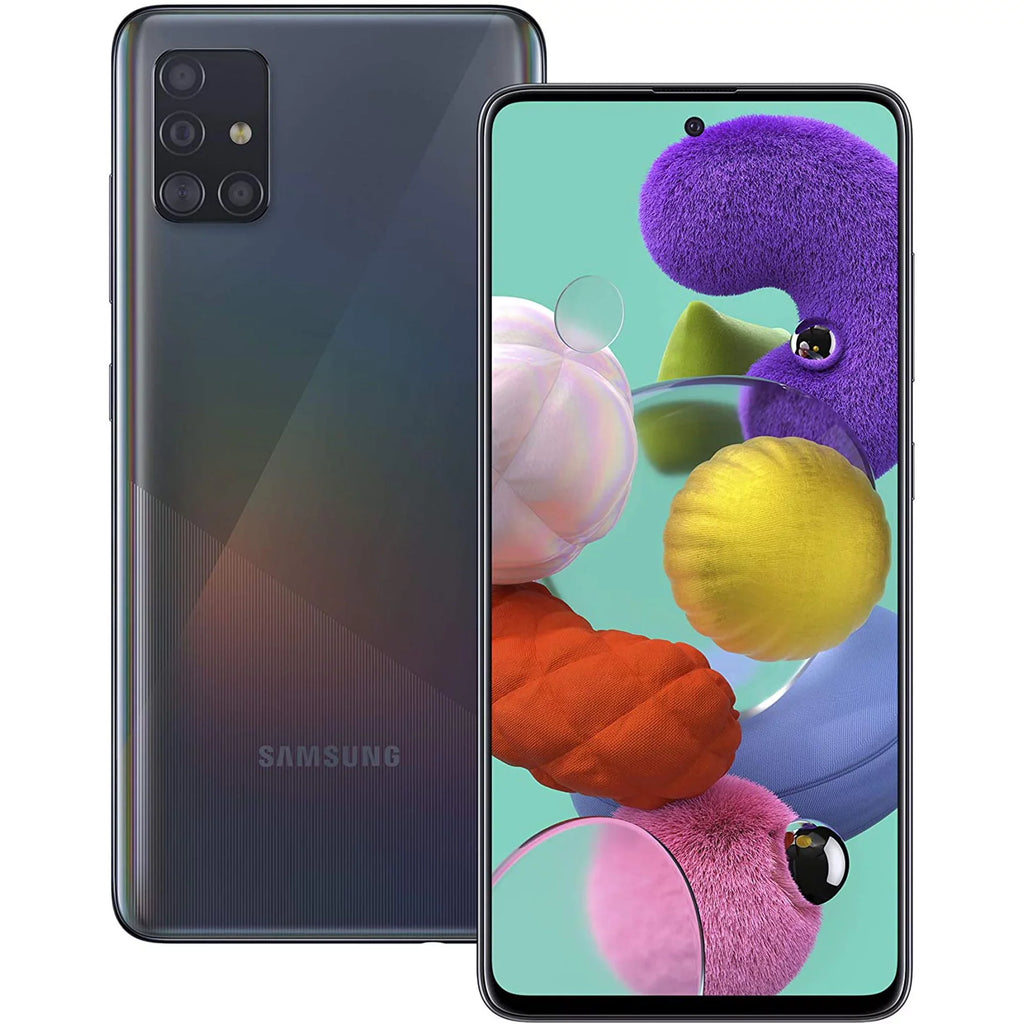 Scarlet Samsung Galaxy A51 TMobile locked 128GB Black (Refurbished)