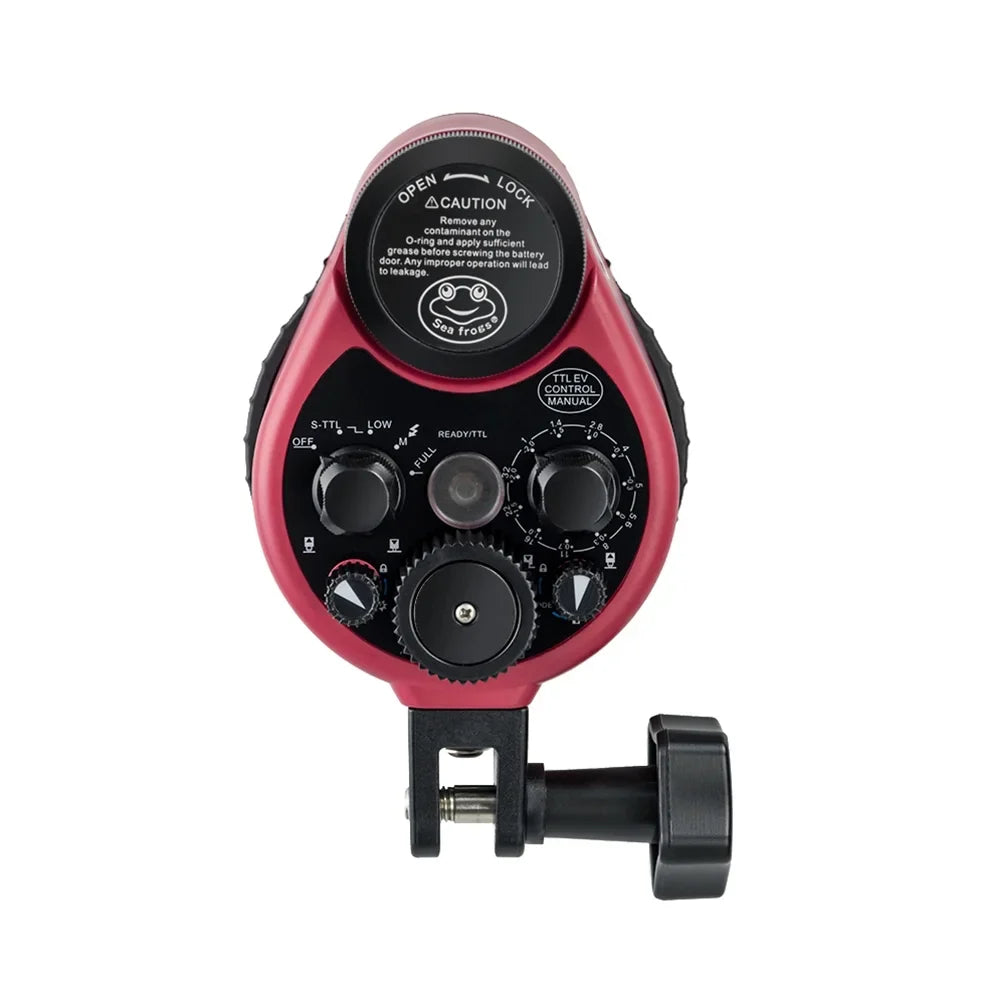 Sea frogs Flash lamp,Optic Cable Case With Optic Cable St-100- Waterproof Max. Waterproof Max. 100m/328ft 5600k With Optic 100m/328ft 5600k With Qisuo Dsfen