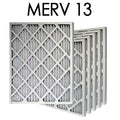 20x20x2 MERV 13 Pleated Air Filter 6PK | 19.5x19.5x1.75 - Actual Fit