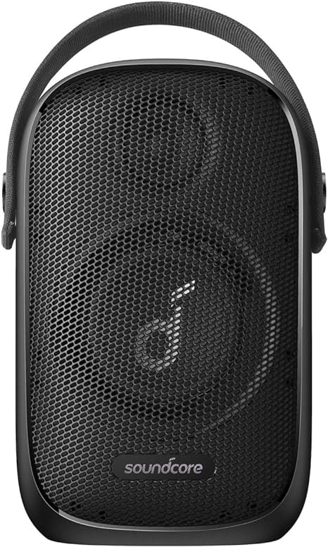 Open Box Soundcore Trance Go Outdoor Bluetooth Speaker BassUp Technology A3396 - BLACK