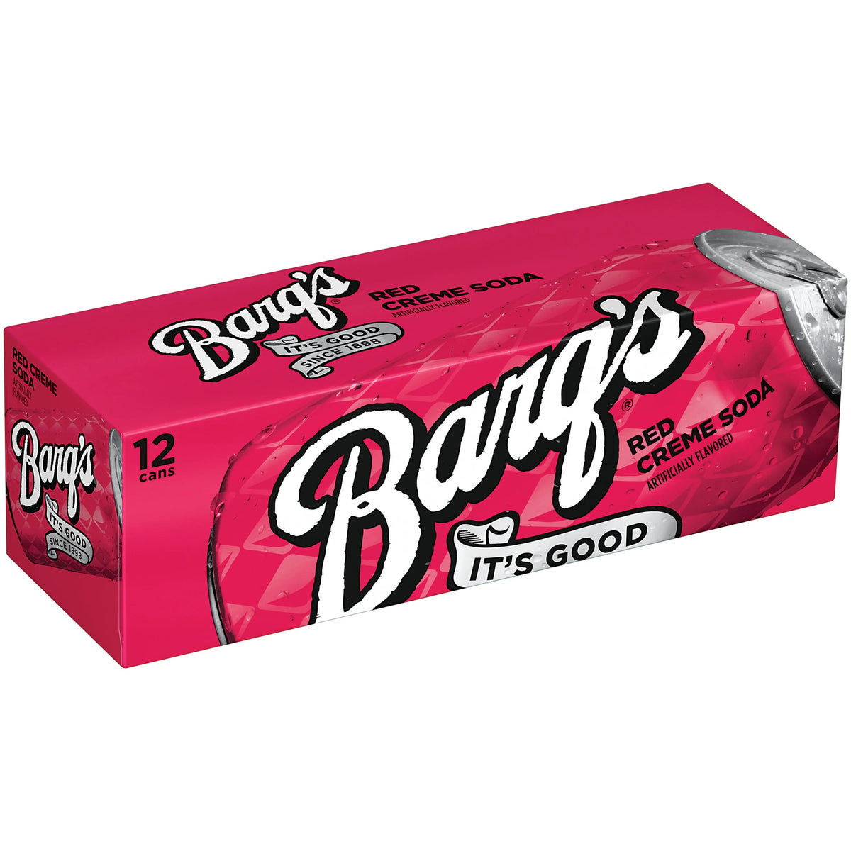 Barq's Burgundy Creme Soda Pop, 12 fl oz, 12 Pack Cans