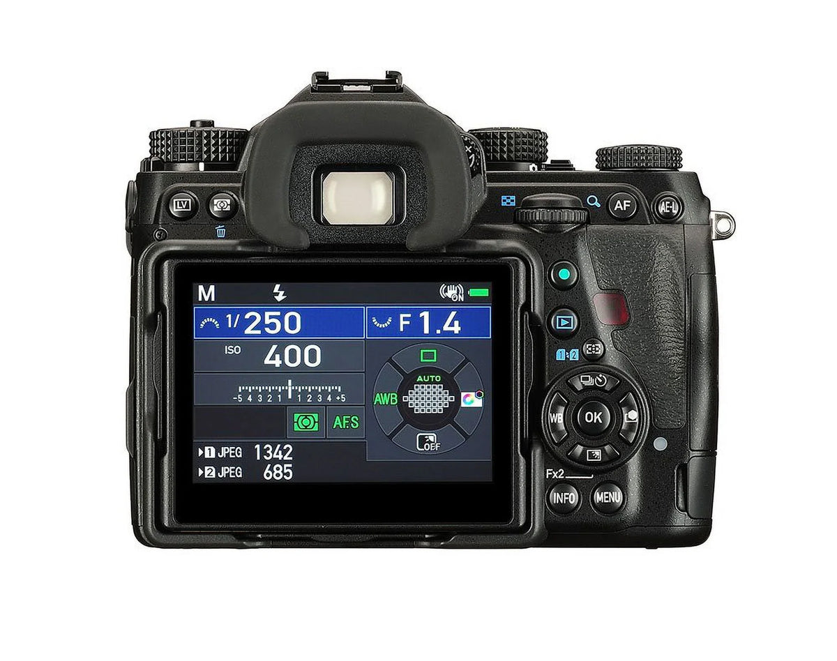 Ruby Pentax K-1 Mark II 36MP Weather Resistant DSLR with 3.2" TFT LCD, Body Only, Black Refurbished