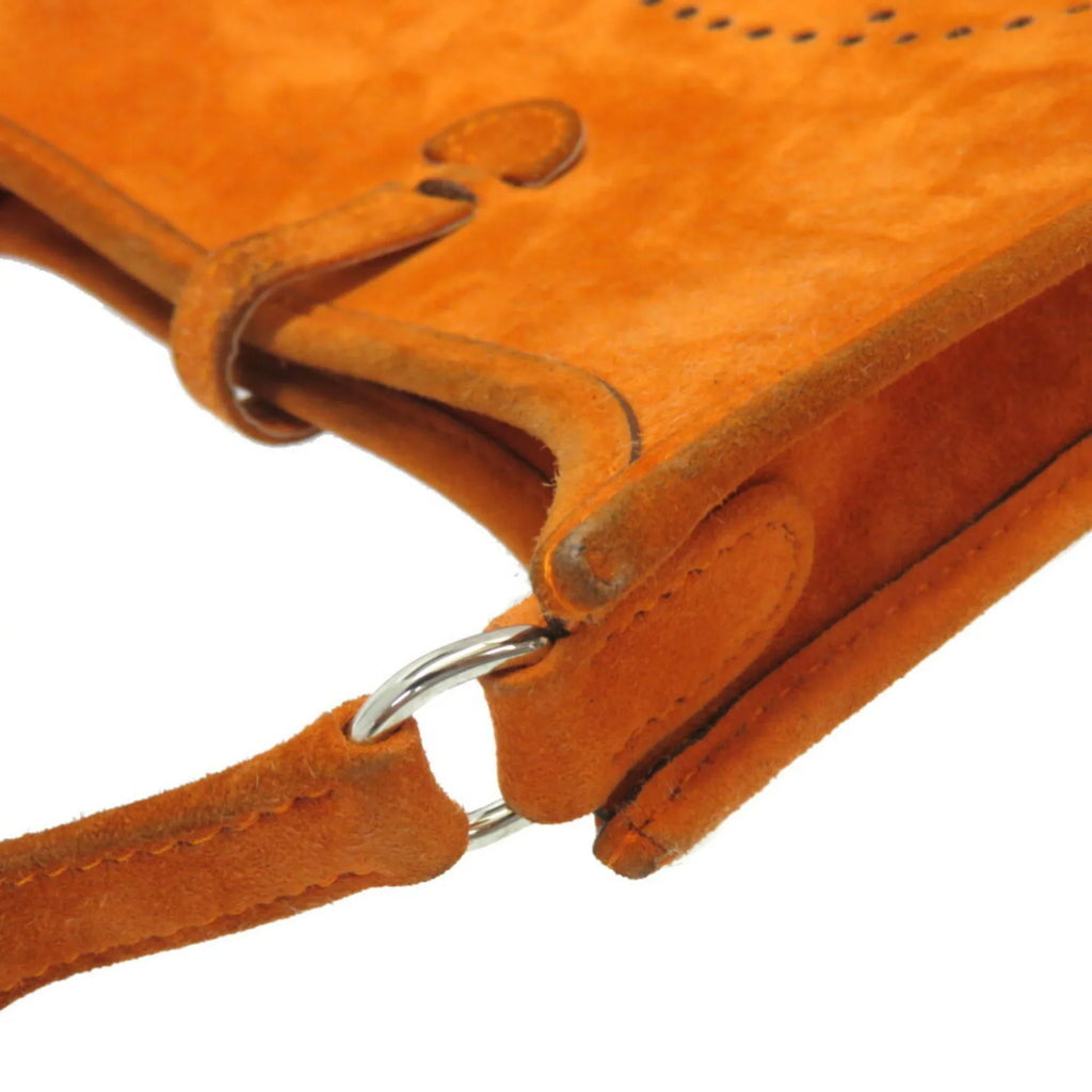 Pre-Owned Hermes Evelyn TPM Dobris Orange Shoulder Bag □ H Engraved 0069HERMES (Fair)