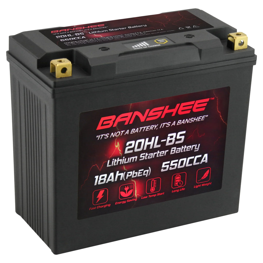 Banshee 20L-BS LiFePO4 Motorsports Battery Compatible with Yamaha XA1200A WaveRunner 2001 to 2005