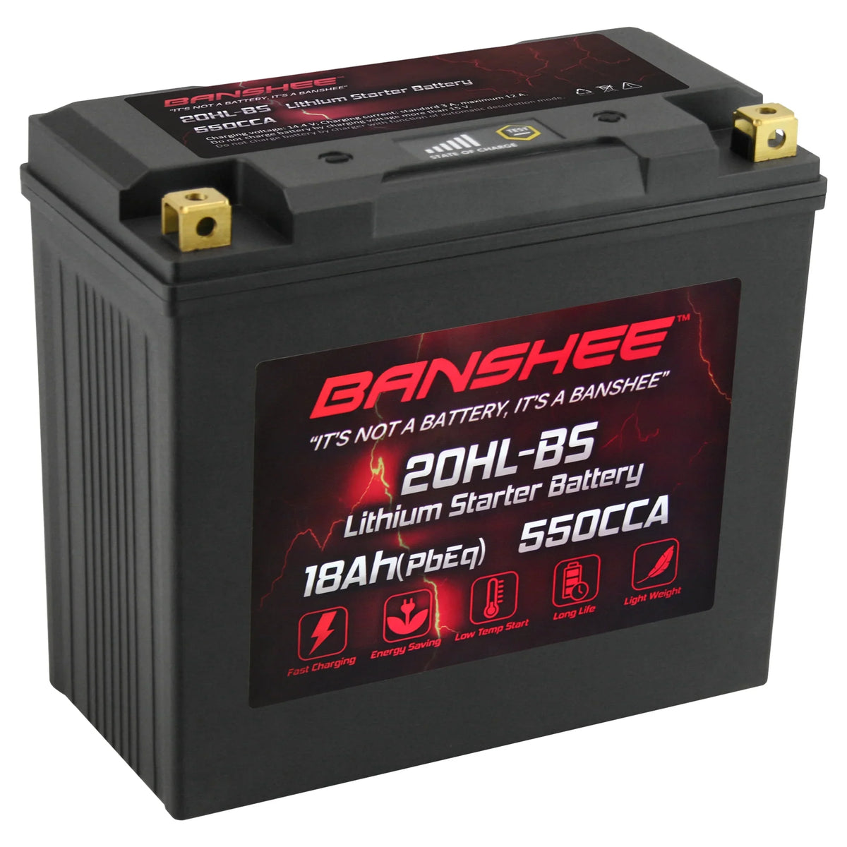 Banshee 20L-BS LiFePO4 Motorsports Battery Compatible with Yamaha XA1200A WaveRunner 2001 to 2005