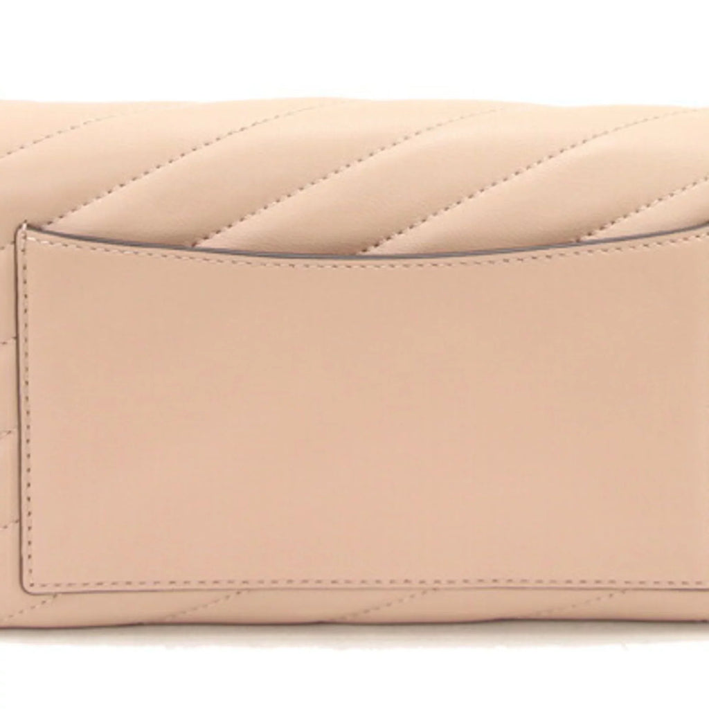 Pre-Owned Tory Burch Shoulder Kira Chevron Chain 64068 Beige Leather Girls TORY BURCH (Good)