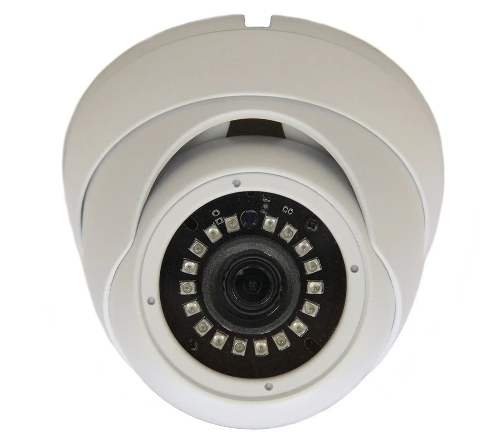 101AV Security Dome Camera 1080P 1920x1080 True Full-HD 4in1(TVI, AHD, CVI, CVBS) 3.6mm Fixed Lens SONY 2.4 Megapixel STARVIS Image Sensor In/Outdoor Smart IR DWDR Surveillance Home Office (White)