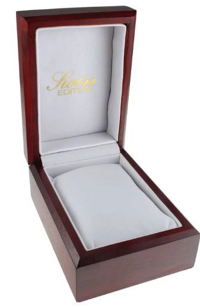 Swiss Edition Men's Two Tone Silver & 23K Gold Plated Luxury Roman Numeral White Dial Gold Bezel Outfit Watch SE3606-M