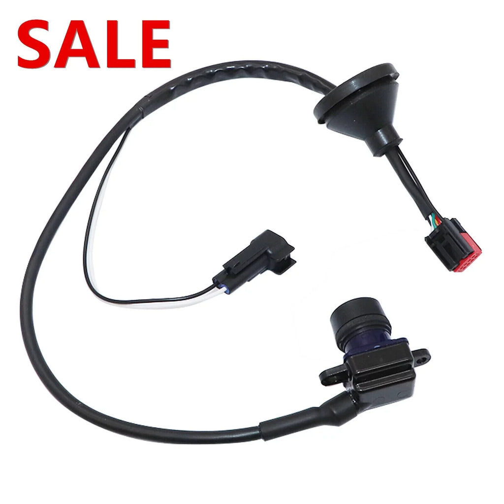 Onemayship Rear Back Up Camera for Dodge Grand Caravan 2011-2020, 130° Detection Angle, Crimson Connection, Distance Line