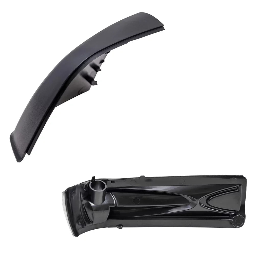 Brock Aftermarket Replacement Driver Left Door Mirror Cover Burgundy Black And Turn Signal Light Set Compatible With 2015-2021 RAM Promaster City Base/ST/Tradesman