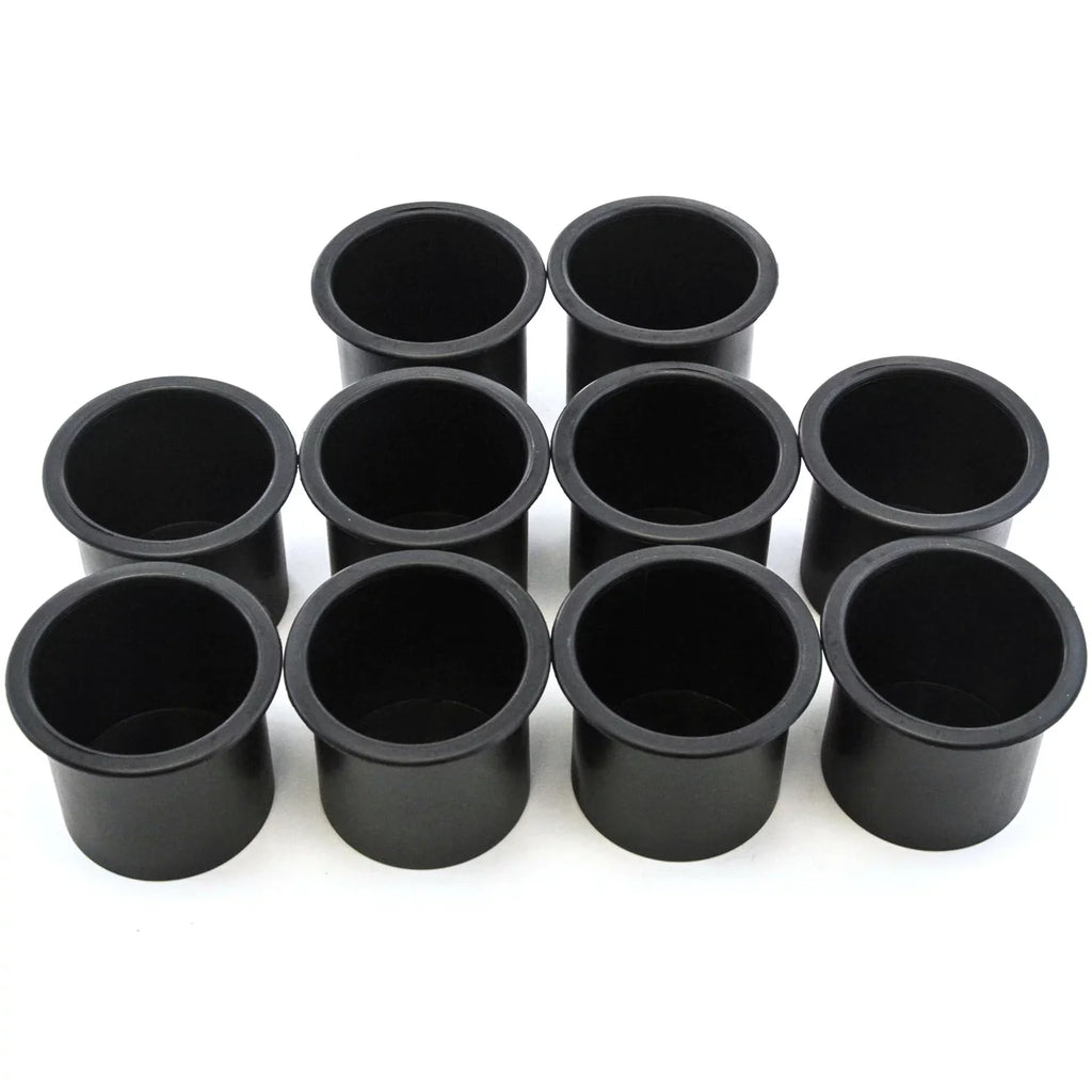 10 Cup Holder Plastic Pocket Recessed Insert Universal for Boat RV Car Truck Sofa Game Table Marine Pontoon Motorhome Camper