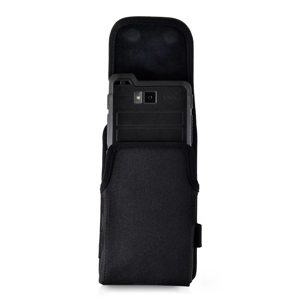 Sonim XP8 Holster Pouch Nylon Case with Rotating Belt Clip & Magnetic Closure
