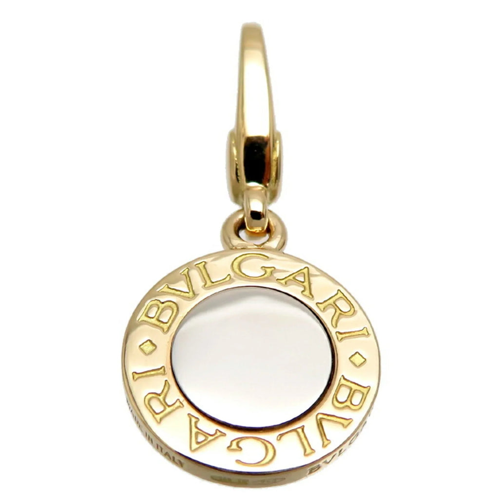 Pre-Owned BVLGARI Female and Men's Charm 750 Yellow Gold (Good)