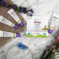 Dr. Talbot's Lanolin Lip & Cheek Balm for Baby, Naturally Burgundy with Citroganix, Nuby, Vanilla Milk Flavor, 4 Pack