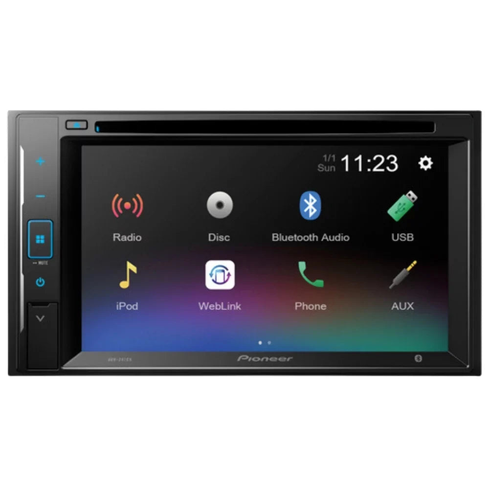 KIT2609 Bundle with Pioneer Multimedia DVD Car Stereo and Installation Kit - for 2013-2015 Nissan Titan Dimensions Radio / Bluetooth Touchscreen, Backup Camera, 2 Din Dash Kit