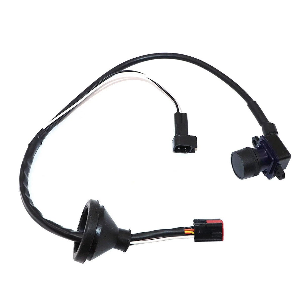 Onemayship Rear Back Up Camera for Dodge Grand Caravan 2011-2020, 130° Detection Angle, Crimson Connection, Distance Line